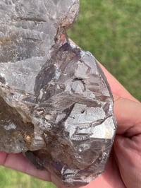 Image 19 of Smoky Quartz & Red Rutile Enhydro Multi Terminated Crystal | Zambia #3052