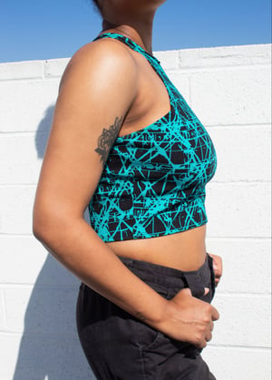 Image of Trixi Top in Electric Blue