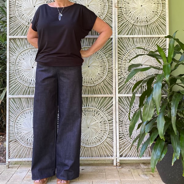 Image of Linea pants - Blue Denim