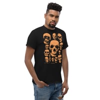 Image 2 of Little Plastic Skulls unisex tee (Gourd Orange)