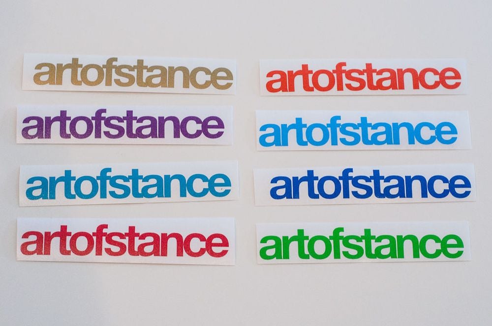 Image of artofstance diecut sticker Color