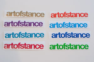 Image of artofstance diecut sticker Color