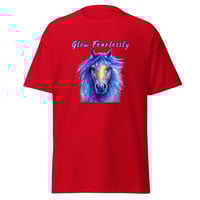 Image 5 of Unisex classic tee, Glow Fearlessly Horse Tee