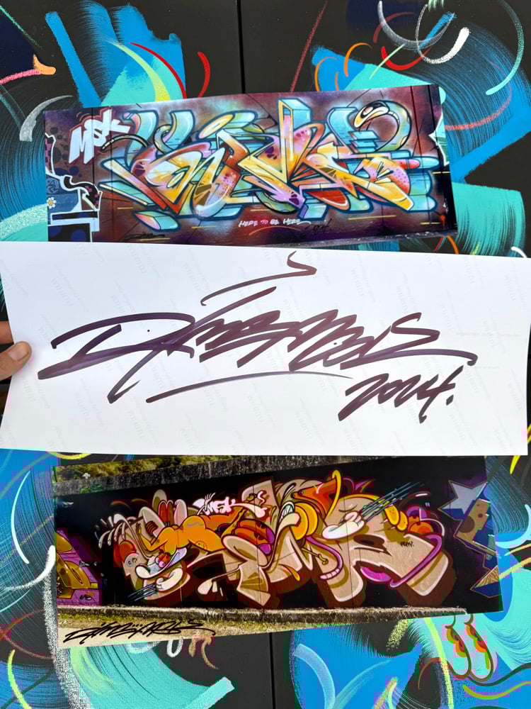 Mega Burner 2 Signed Large Photo Set 