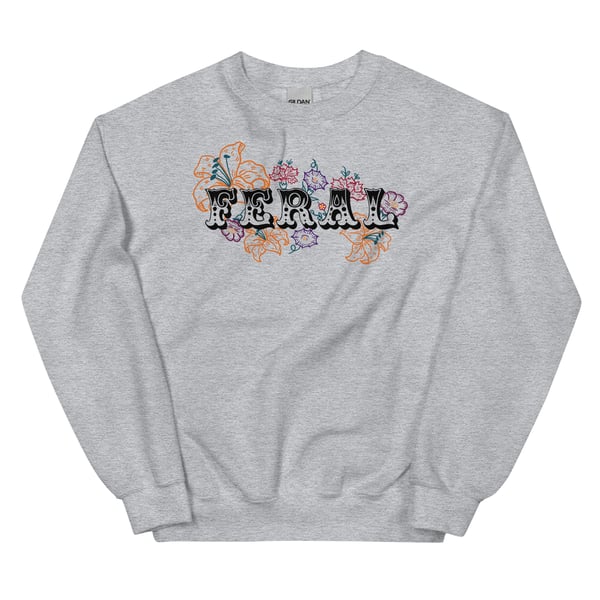 Image of FERAL DREAMERS - FERAL sportgrey Sweater