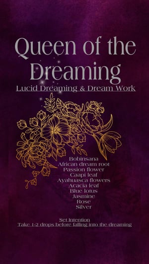 Image of Queen of the Dreaming Lucid Dreaming & Dream Work 4ml bottle 
