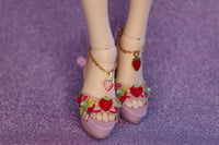 Image 5 of TROPICAL Glamour Set - Custom High Heels and chic handbag for Minifee Copy