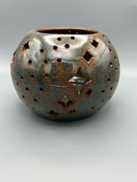 Image 2 of Round Woo Blue Luminary