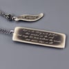 Oxidized Emily Dickinson Necklace