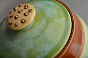 Image of Cookie Jar Patina & Brown Cookie Knob