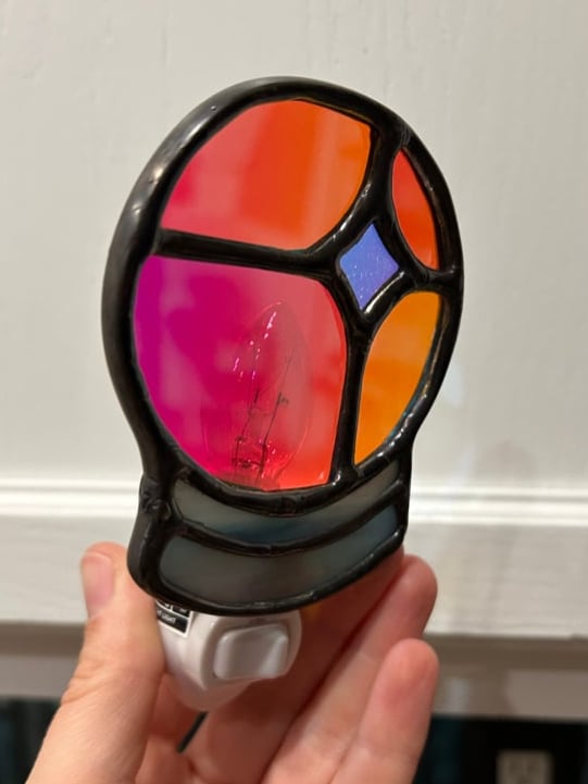 Image of Dichroic Crystal Ball Nightlight (scuffed)