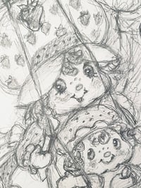 Image 4 of Strawberry Shortcake + Apple Dumpling Original Drawing