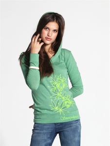 Image of Green On Green on You Blended Pullover Hoody 