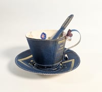 Image 4 of 'Percy Thrower's Encyclopaedia of Gardening' Teacup, Saucer and Spoon Set