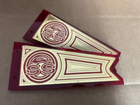 RED/GOLD FLAGS (PAIR) “IMPALA SS”