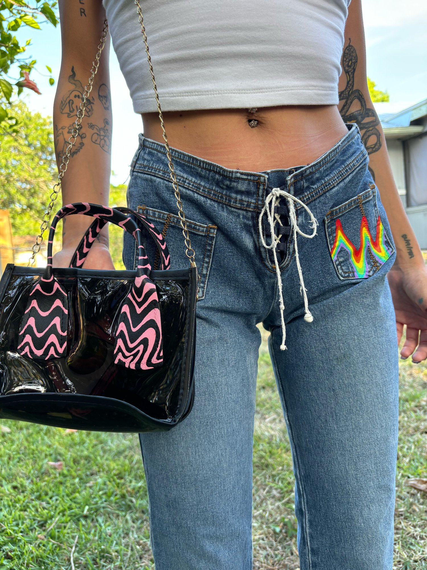 Image of Vintage flare mushie jeans