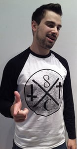 Image of "SYMBOL RAGLAN, BASEBALL TEE"