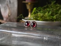 Image 2 of Garnet Studs (round)