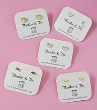 Hearts and Rainbow Mini Stud Range