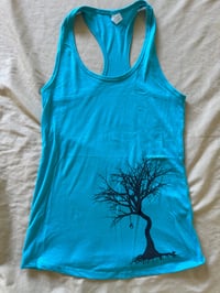 Image 5 of Tree with Headphones Racerback Tank 