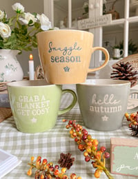 Image 1 of SALE! Autumn Mugs ( Set or Singles )