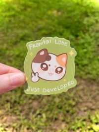 Image 4 of Frontal lobe cat sticker