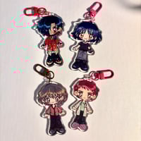 Image 2 of Nitro+CHiRAL keychains (epoxy glitter)