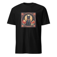 Image 1 of Black Egyptian Cat Unisex T-Shirt