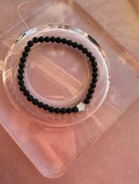 Image 6 of Black agate bracelet 极细黑玛瑙手链