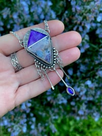 Image 2 of Sugilite & Tiffany Stone Talisman