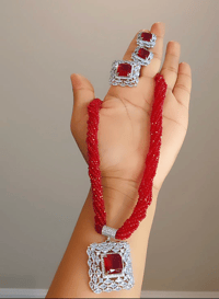 Image 1 of Prava_Short Hydropotey Necklace Set 