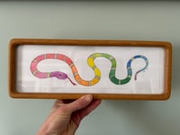 Image 1 of Rainbow Snake 1 (framed)