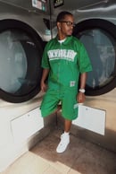 Image 3 of Green Denim Set 