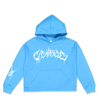 "Cashrules" Light Blue Hoodie