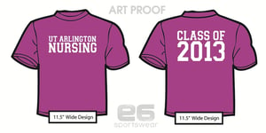 Image of PURPLE UTA Nursing Class of Shirt