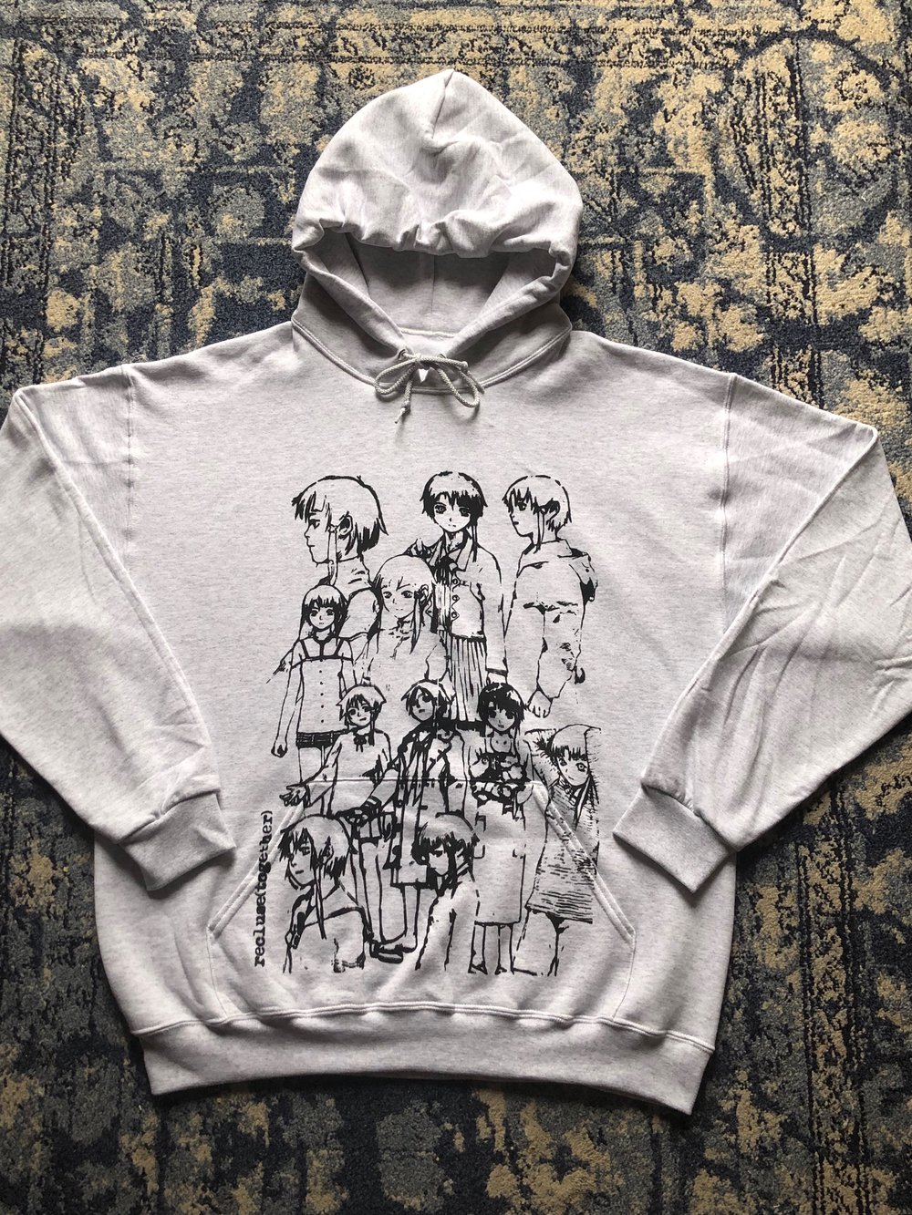 Lain ‘collage’ hoodie 