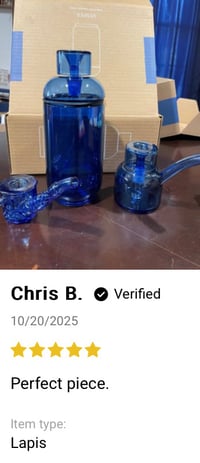 Image 2 of Highball Glass Hand Pipe 