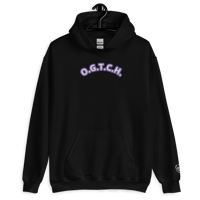 OGTCH Acronym Black W/ Purple Unisex Hoodie