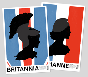 Image of Britannia and Marianne Pair