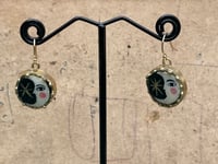 Image 1 of Lovely Moon and Star Earrings
