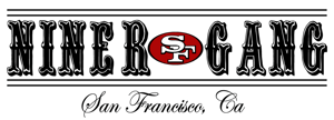 Image of White "NINER SF GANG"