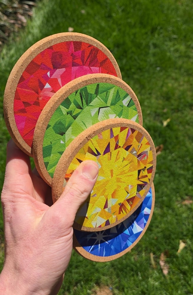 Image of Gemstone Coasters 