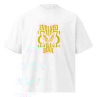 Image 1 of Unisex EVOLVED SOUL organic oversized high neck t-shirt