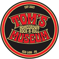 Image 3 of Pre order Toms Homegrown Rock N Roll Museum Ltd Tshirt, Sticker, Pin package