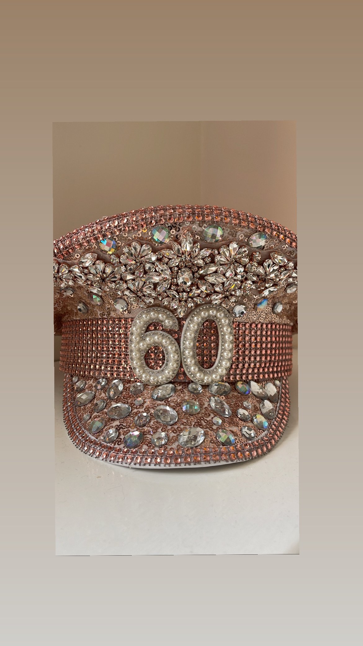Image of Rose Gold Birthday Hat (All Ages) 