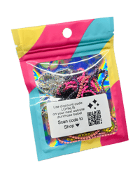 Image 3 of Neon Orange Butterfly Beading Kit 