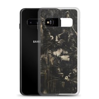 Image 2 of Cuddling Black Cats Goth Inspired Clear Case for Samsung®