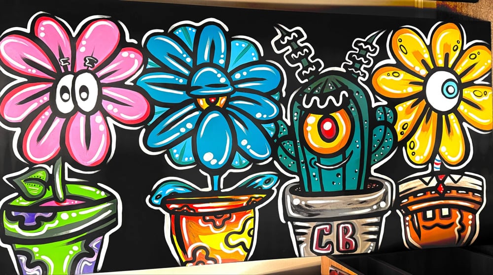 Flower Pots Under The Sea