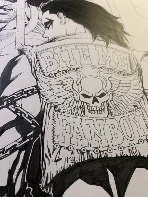 Image of CRUSH & LOBO #03 original cover art