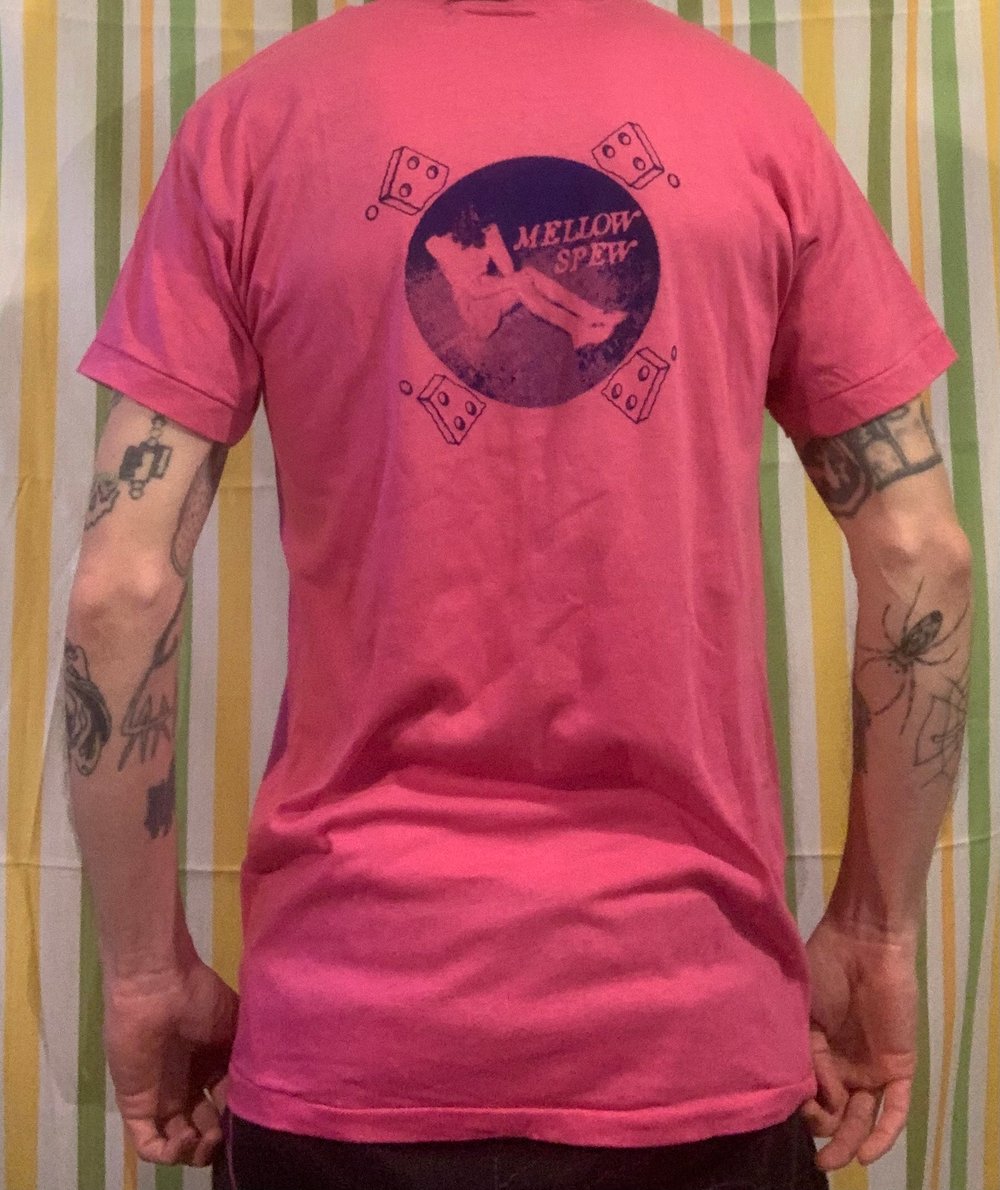 Skeletal Square 80's T shirt On Vintage bubblegum fink single stitch Front and Back Print 
